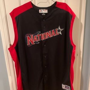 Mens XXL Majestic Cool Base All Star Game Jersey